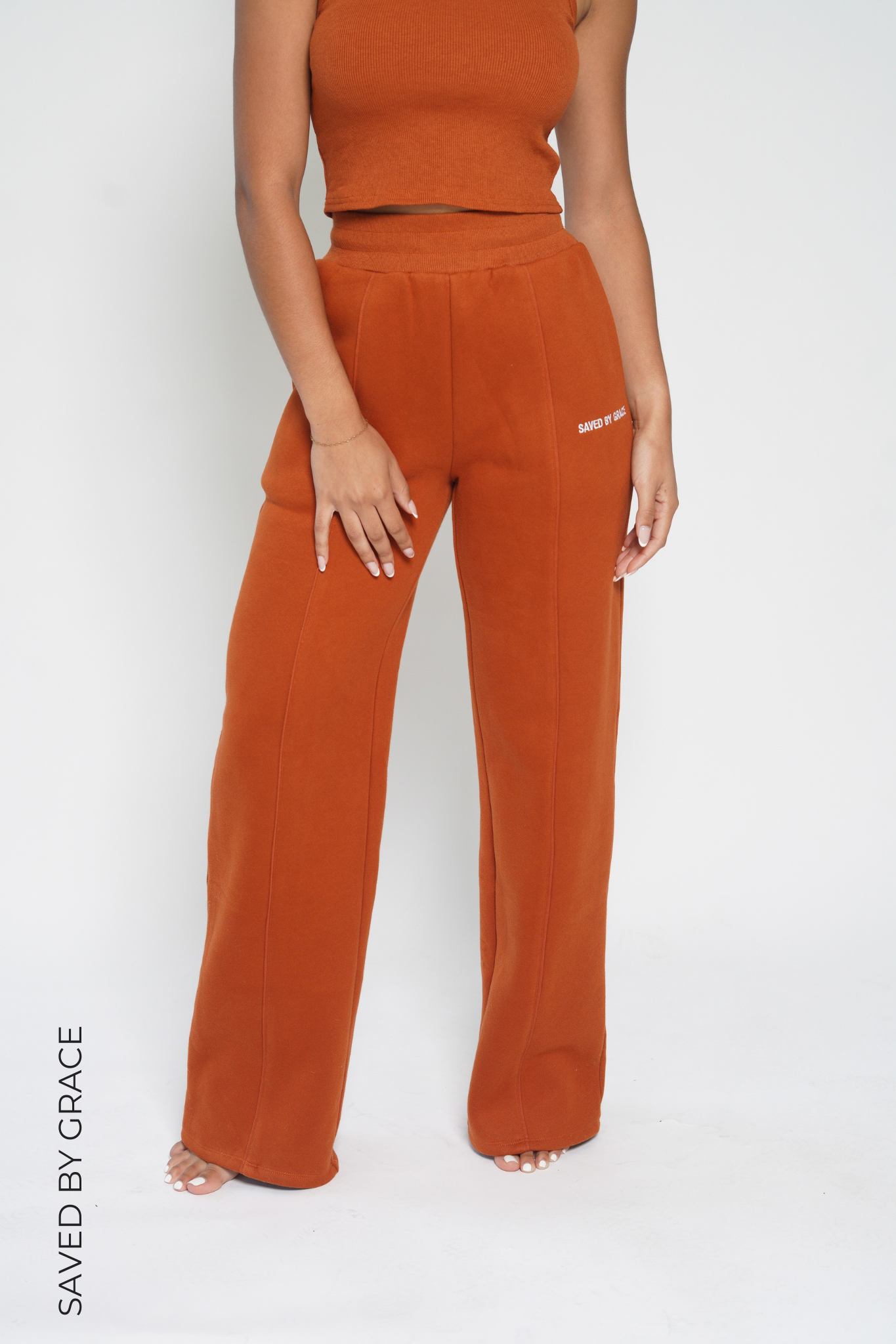 SAVED BY GRACE WIDE LEG LOUNGE PANTS